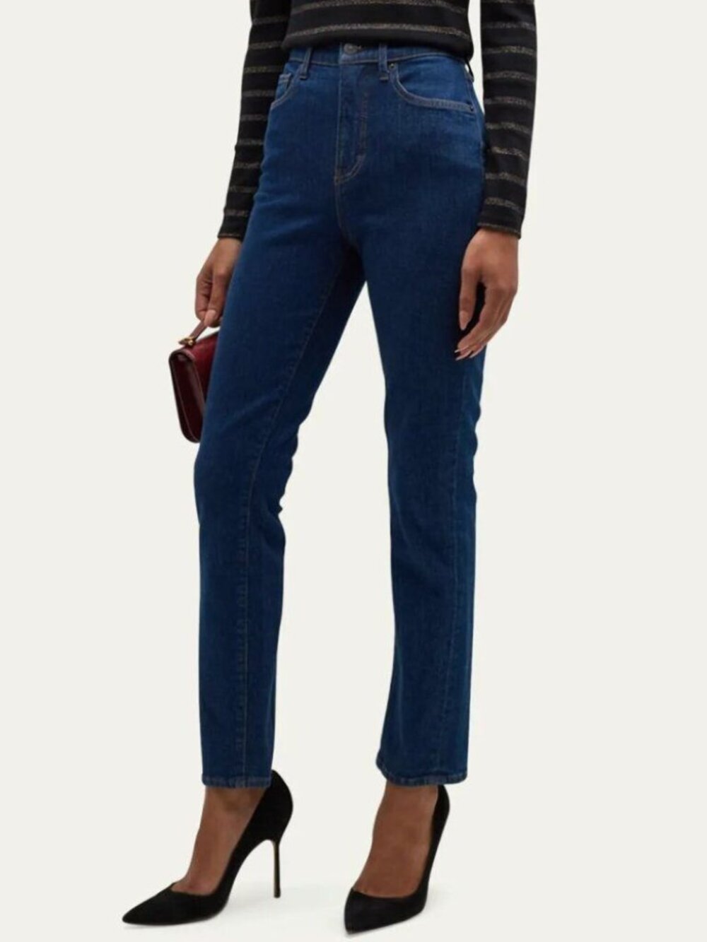 Veronica Beard Jeans Alenah Straight Leg Jeans